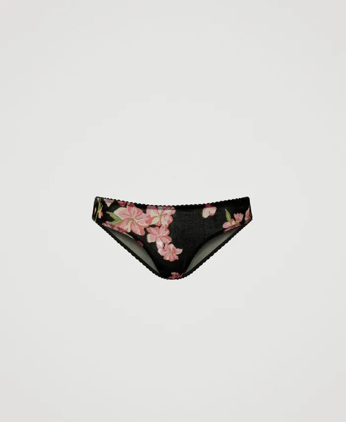 Twinset Dvor Velvet Briefs Multicolour Blooming Women Underwear And Nightwear Twinset Dvor Velvet Briefs Multicolour Blooming Women Underwear And Nightwear