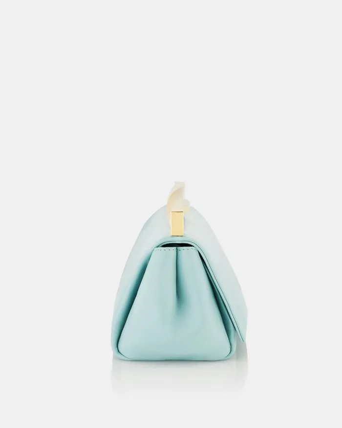 Twist Clutch Blue Women Aquazzura Shoulder Bags