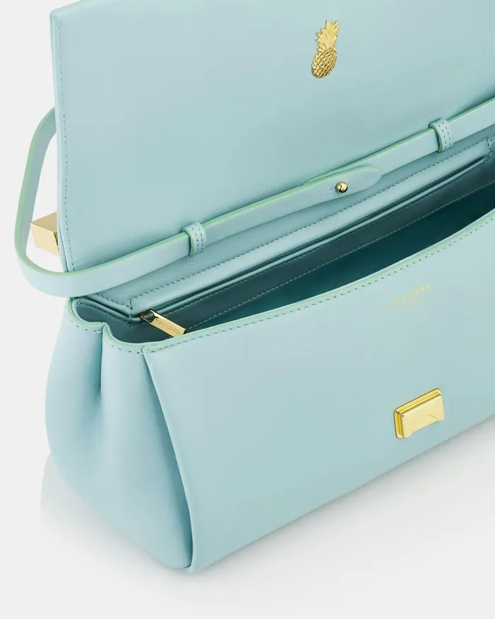 Twist Clutch Blue Women Aquazzura Shoulder Bags Twist Clutch Blue Women Aquazzura Shoulder Bags
