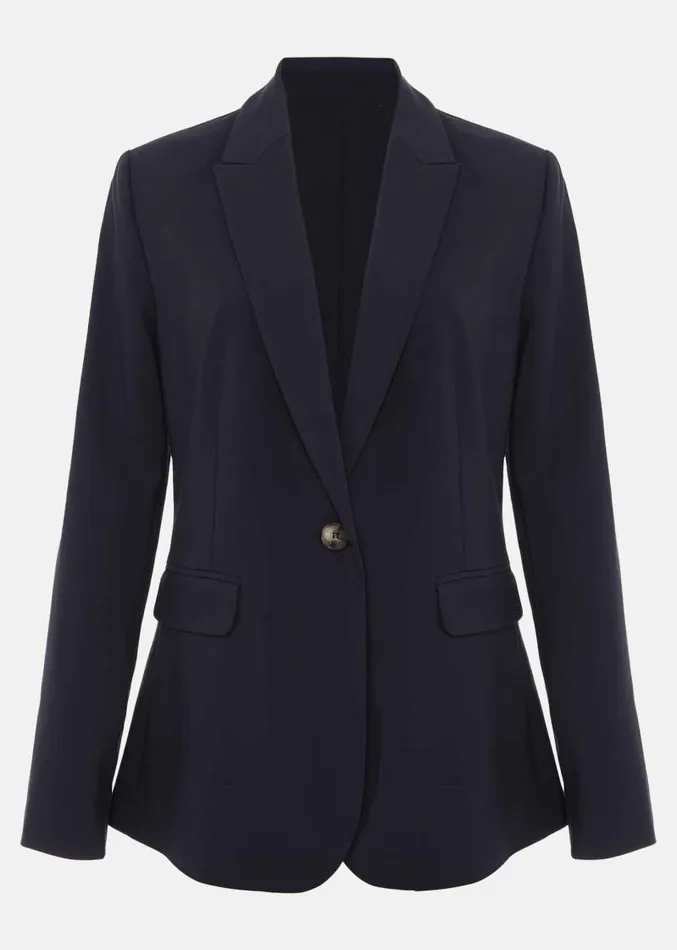 Ulrica Fitted Suit Jacket Navy Women Phase Eight Jackets