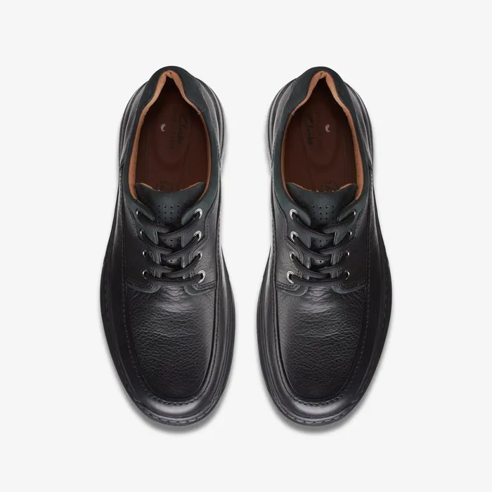 Un Brawley Lace Black Leather Men Clarks Casual Dress Shoes