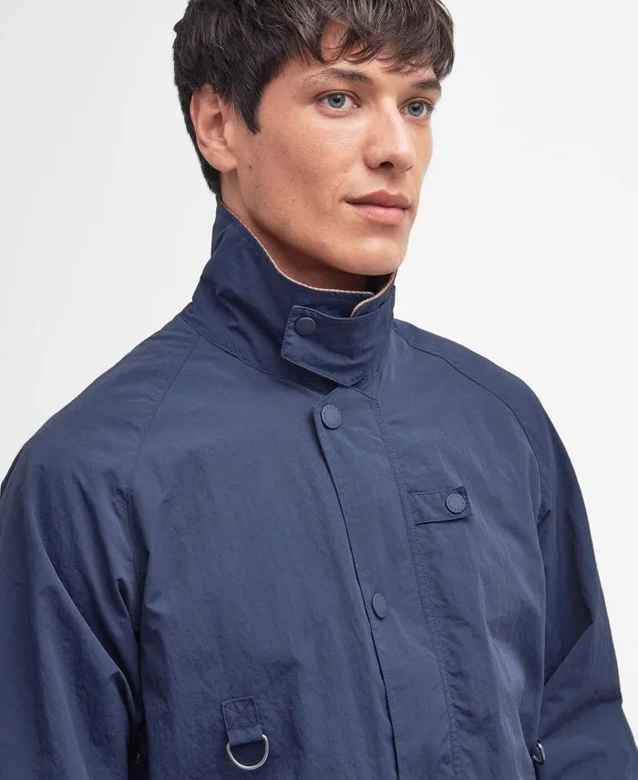 Utility Summer Spey Showerproof Jacket Classic Navy Men Barbour Showerproof Jackets
