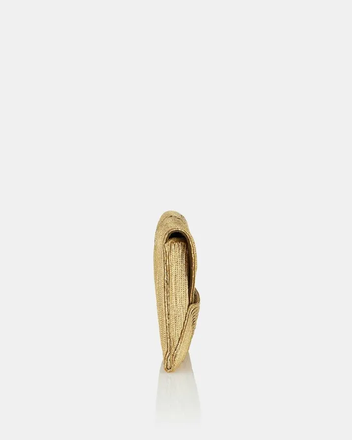 Vacanza Clutch Gold Women Aquazzura Clutch Bags