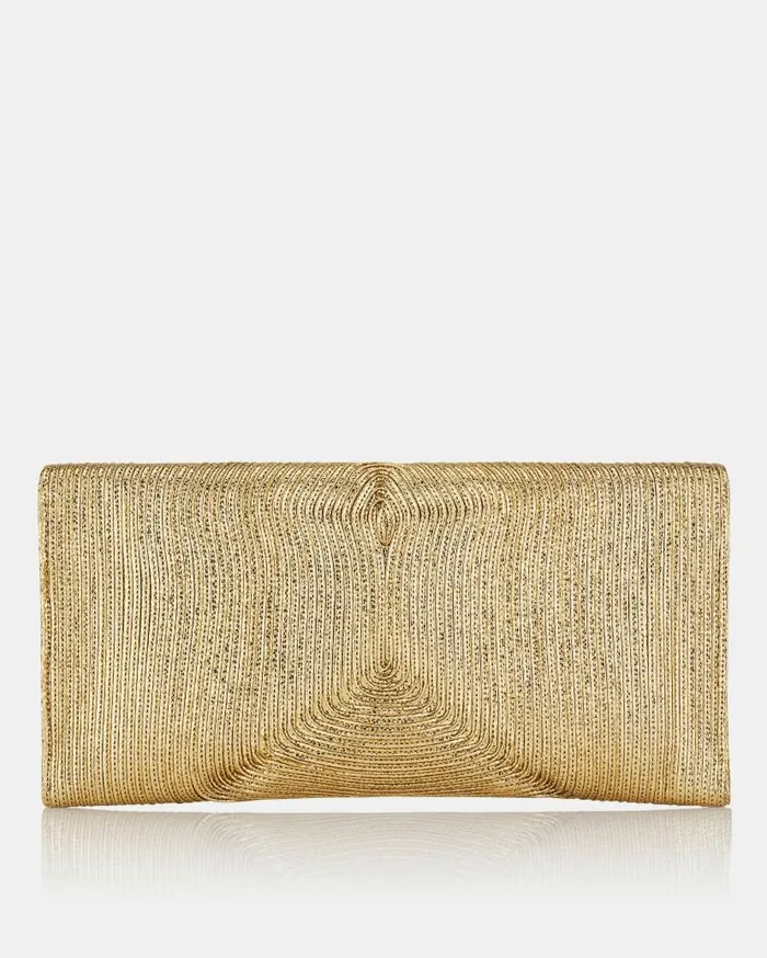 Vacanza Clutch Gold Women Aquazzura Clutch Bags Vacanza Clutch Gold Women Aquazzura Clutch Bags