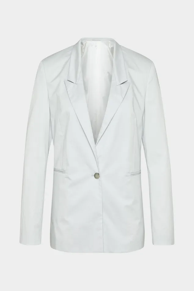 Van Laack Blazers Women Papertouch Stretch Cotton Blazer Gray Van Laack Blazers Women Papertouch Stretch Cotton Blazer Gray
