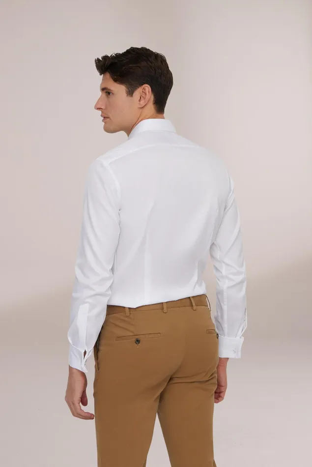 Van Laack Business Shirts Men Perfect Look Fine Twill Double Cuff Shirt With Piping Details Van Laack Business Shirts Men Perfect Look Fine Twill Double Cuff Shirt With Piping Details