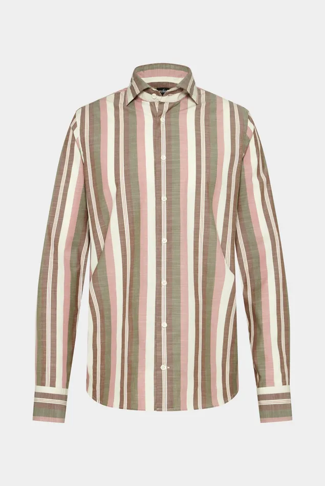 Van Laack Casual Shirts Men Multicoloured Striped Shirt Van Laack Casual Shirts Men Multicoloured Striped Shirt