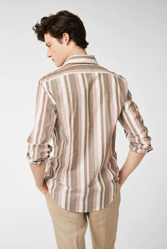 Van Laack Casual Shirts Men Multicoloured Striped Shirt Van Laack Casual Shirts Men Multicoloured Striped Shirt