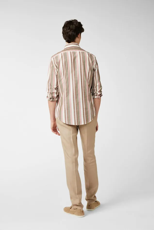 Van Laack Casual Shirts Men Multicoloured Striped Shirt Van Laack Casual Shirts Men Multicoloured Striped Shirt