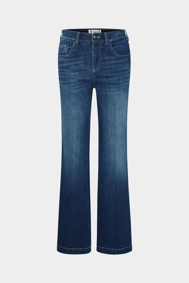 Van Laack Jeans and Pants Women Cotton Stretch Jeans With High Waist And Flared Leg Blue Van Laack Jeans and Pants Women Cotton Stretch Jeans With High Waist And Flared Leg Blue