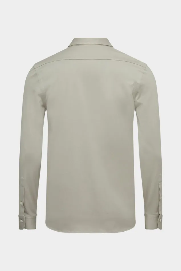 Van Laack Jersey Shirts Men Jersey Shirt Urban Look Slim Fit Beige Van Laack Jersey Shirts Men Jersey Shirt Urban Look Slim Fit Beige