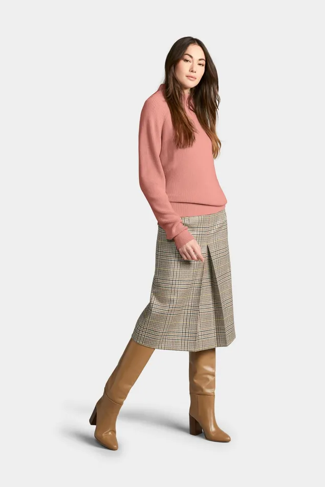 Van Laack Sweaters and Cardigans Women Merino Wool MockNeck Sweater Pink Van Laack Sweaters and Cardigans Women Merino Wool MockNeck Sweater Pink