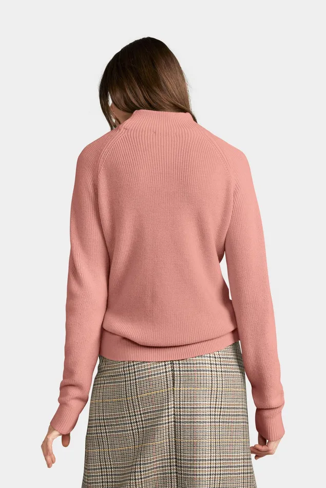 Van Laack Sweaters and Cardigans Women Merino Wool MockNeck Sweater Pink Van Laack Sweaters and Cardigans Women Merino Wool MockNeck Sweater Pink