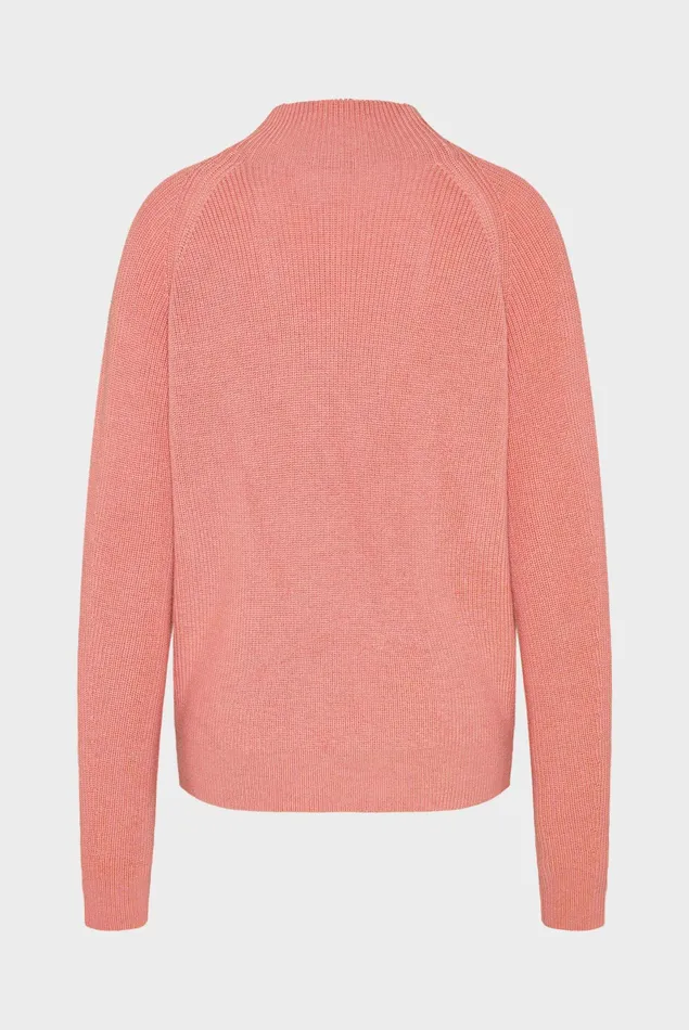 Van Laack Sweaters and Cardigans Women Merino Wool MockNeck Sweater Pink Van Laack Sweaters and Cardigans Women Merino Wool MockNeck Sweater Pink
