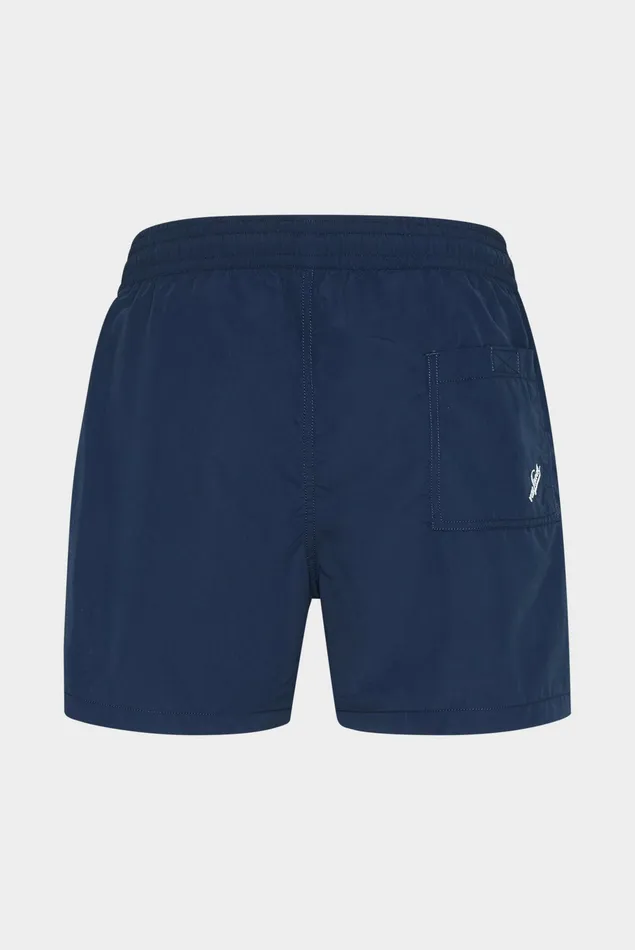 Van Laack Swimwear Men Solid Color Straight Leg Swim Shorts Blue Van Laack Swimwear Men Solid Color Straight Leg Swim Shorts Blue