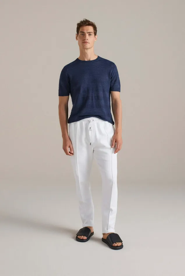 Van Laack TShirts Men Knitted TShirt Linen Cotton Blend Van Laack TShirts Men Knitted TShirt Linen Cotton Blend