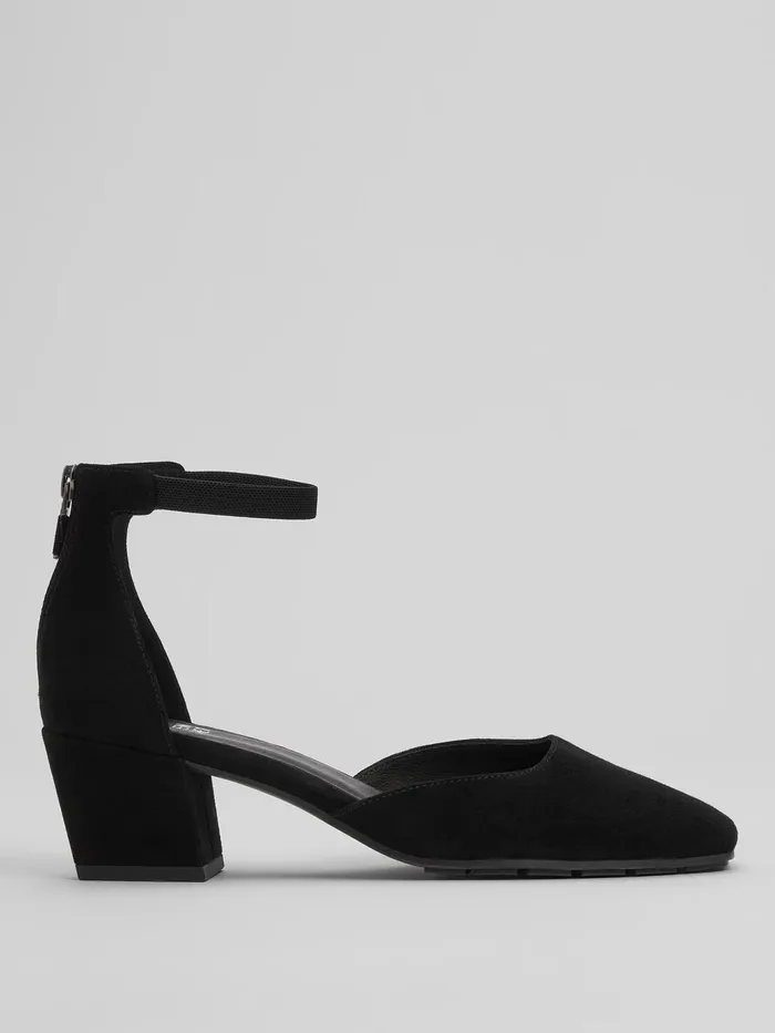 Veery Suede Pump Black Women Eileen Fisher Shoes