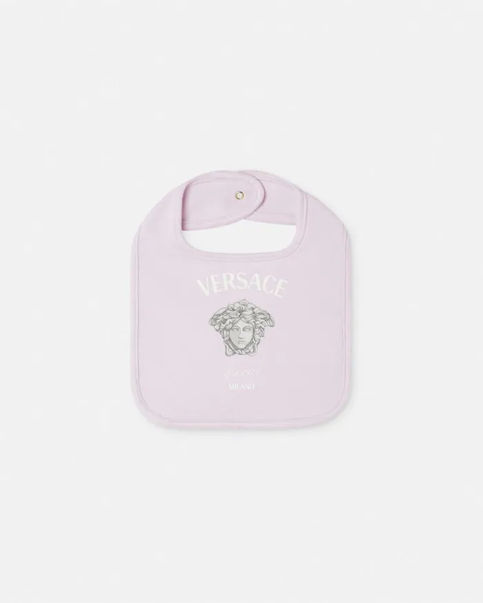 Versace Accessories Medusa Milano Baby Bib Light Pink 8211 Children