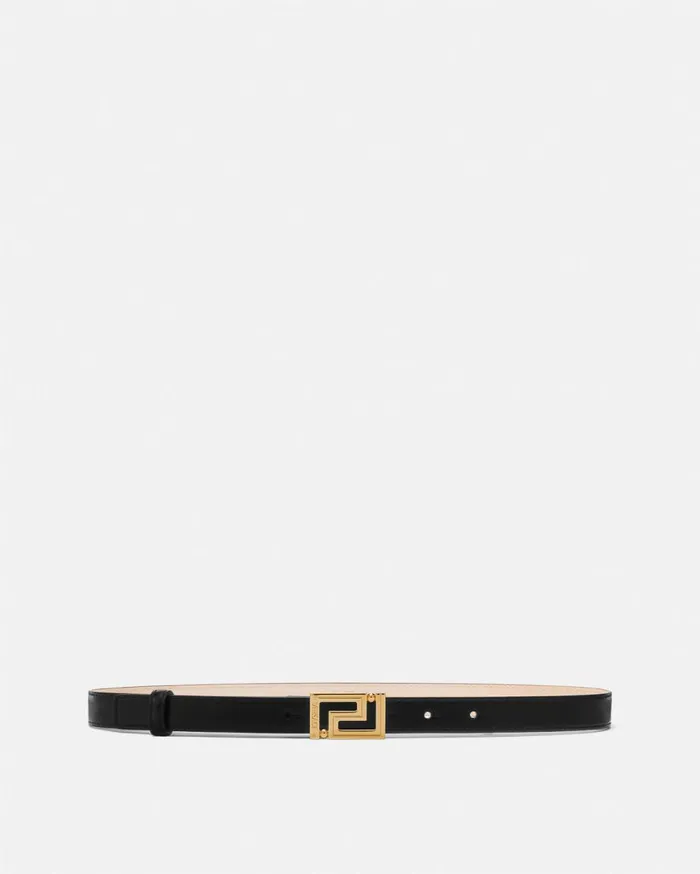 Versace Belts Greca Goddess Leather Belt 2 Cm Blackgold 8211 Women