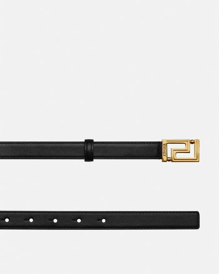 Versace Belts Greca Goddess Leather Belt 2 Cm Blackgold 8211 Women Versace Belts Greca Goddess Leather Belt 2 Cm Blackgold 8211 Women
