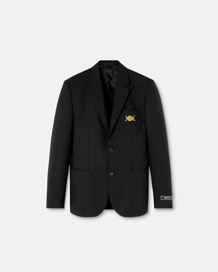 Versace Blazers and Suits Medusa Biggie SingleBreasted Blazer Black 8211 Men