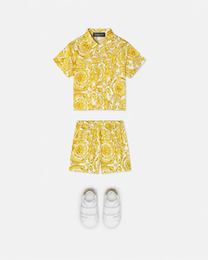 Versace Clothing Barocco Baby Sweat Shorts Print 8211 Children Versace Clothing Barocco Baby Sweat Shorts Print 8211 Children