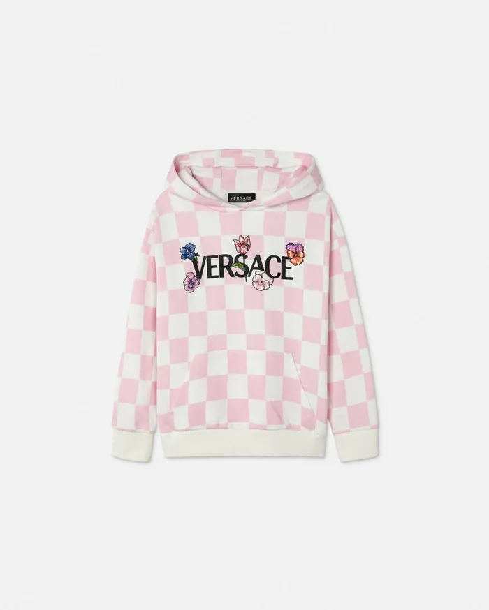 Versace Clothing Blossom Kids Hoodie Pink 8211 Children