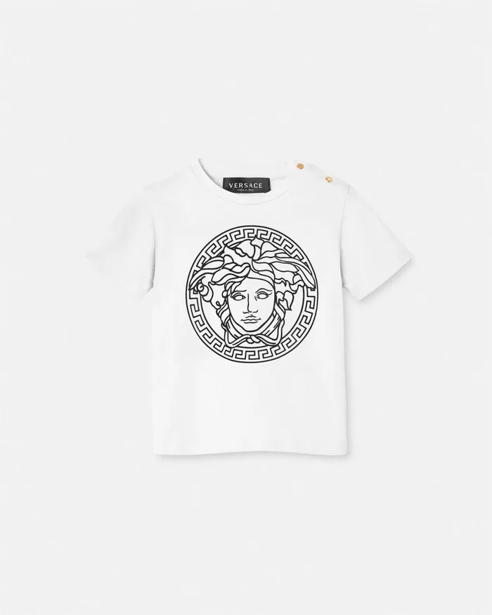 Versace Clothing Medusa Baby TShirt Blackwhite 8211 Children