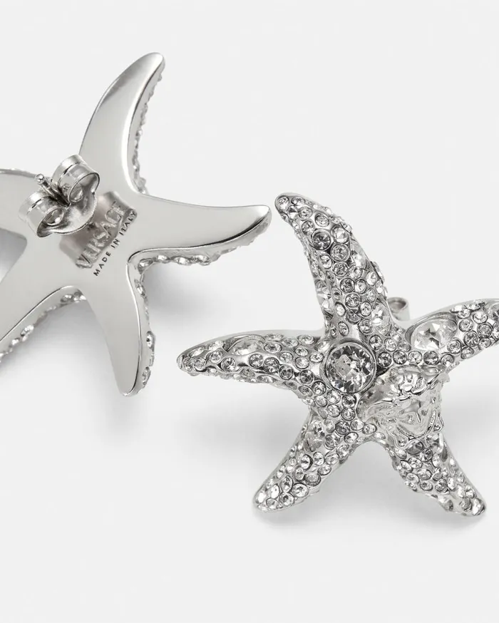 Versace Earrings Barocco Sea Earrings Silver 8211 Women Versace Earrings Barocco Sea Earrings Silver 8211 Women