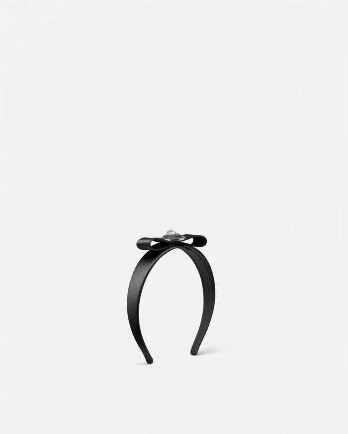Versace Hair Accessories Gianni Ribbon Headband Black 8211 Women Versace Hair Accessories Gianni Ribbon Headband Black 8211 Women