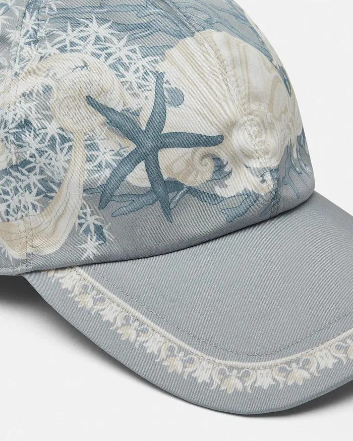 Versace Hats and Caps Barocco Sea Baseball Cap Blueprint 8211 WomenMen Versace Hats and Caps Barocco Sea Baseball Cap Blueprint 8211 WomenMen