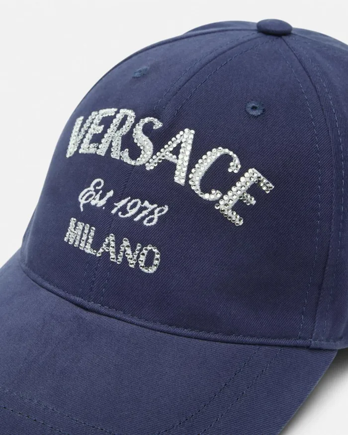 Versace Hats and Caps Versace Milano Stamp Baseball Cap Blue 8211 Women Versace Hats and Caps Versace Milano Stamp Baseball Cap Blue 8211 Women