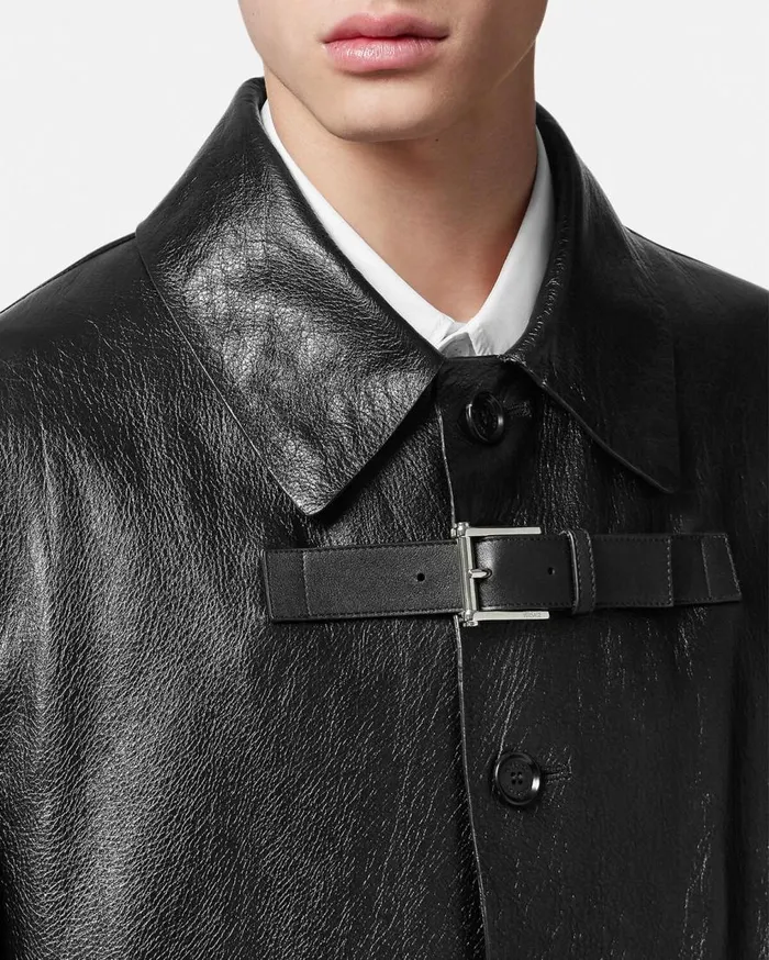 Versace Jackets and Coats Long Leather Coat Black 8211 Men Versace Jackets and Coats Long Leather Coat Black 8211 Men