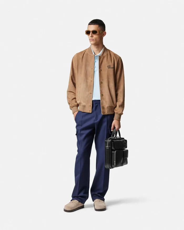 Versace Jackets and Coats Versace Nautical Logo Bomber Jacket Brown 8211 Men Versace Jackets and Coats Versace Nautical Logo Bomber Jacket Brown 8211 Men
