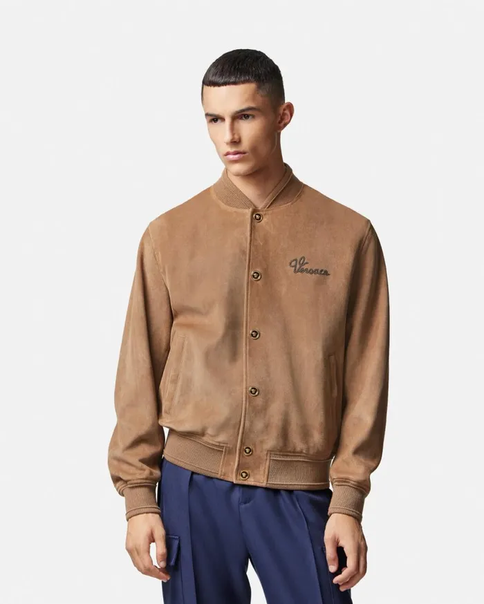 Versace Jackets and Coats Versace Nautical Logo Bomber Jacket Brown 8211 Men Versace Jackets and Coats Versace Nautical Logo Bomber Jacket Brown 8211 Men