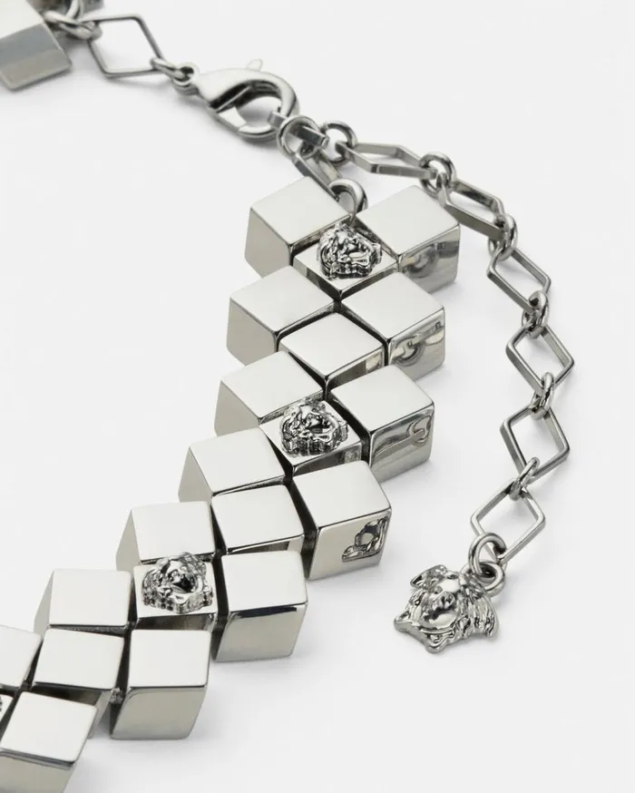 Versace Necklaces Medusa Mosaic Necklace Silver 8211 Women Versace Necklaces Medusa Mosaic Necklace Silver 8211 Women