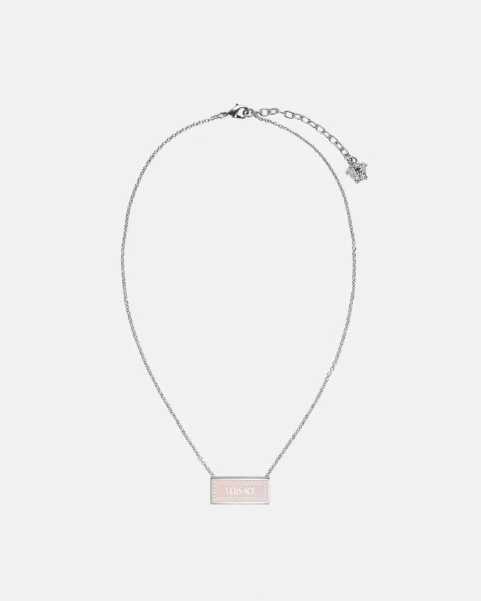 Versace Necklaces Small 03990s Vintage Logo Necklace Silver 8211 Women