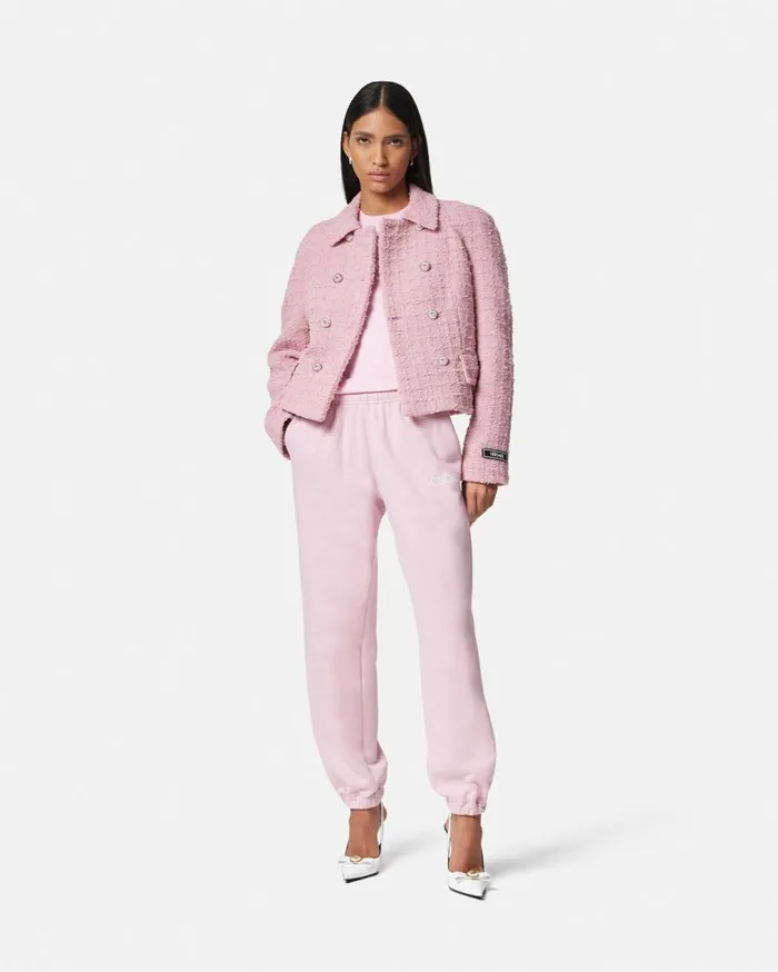 Versace Pants and Shorts 1978 ReEdition Logo Sweatpants Light Pink 8211 Women Versace Pants and Shorts 1978 ReEdition Logo Sweatpants Light Pink 8211 Women