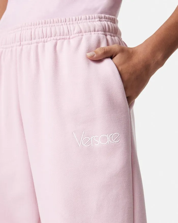 Versace Pants and Shorts 1978 ReEdition Logo Sweatpants Light Pink 8211 Women Versace Pants and Shorts 1978 ReEdition Logo Sweatpants Light Pink 8211 Women