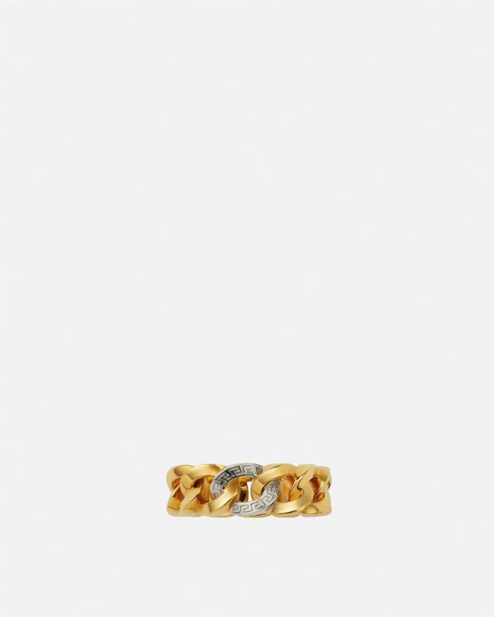 Versace Rings Medusa Chain Ring Gold 8211 WomenMen