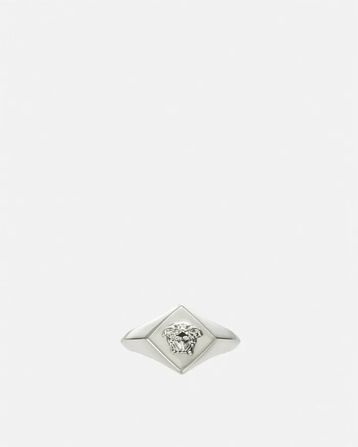 Versace Rings Medusa Mosaic Ring Silver 8211 WomenMen