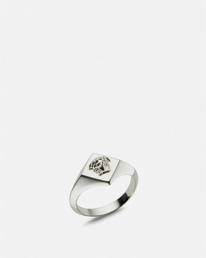 Versace Rings Medusa Mosaic Ring Silver 8211 WomenMen Versace Rings Medusa Mosaic Ring Silver 8211 WomenMen