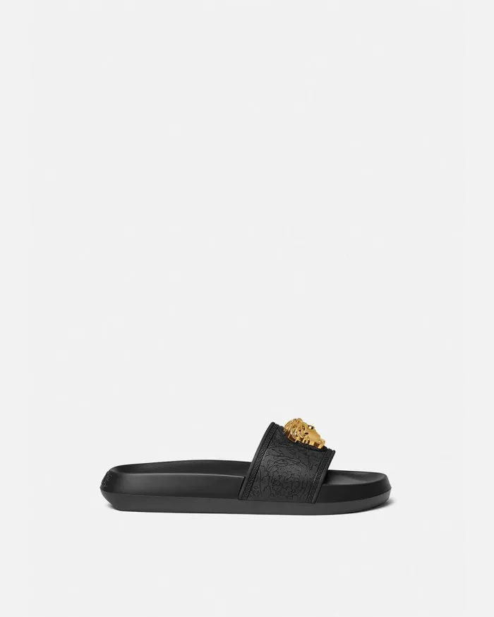 Versace Sandals Palazzo Slides Black 8211 Women