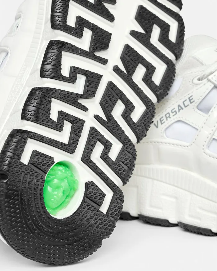Versace Shoes Trigreca Kids Sneakers Whiteprint 8211 Children Versace Shoes Trigreca Kids Sneakers Whiteprint 8211 Children