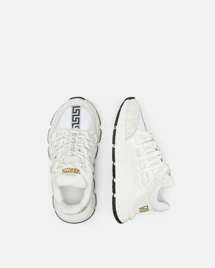 Versace Shoes Trigreca Kids Sneakers Whiteprint 8211 Children Versace Shoes Trigreca Kids Sneakers Whiteprint 8211 Children