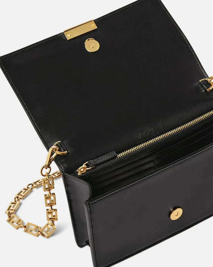 Versace Shoulder and Crossbody Greca Goddess Mini Bag Blackgold 8211 Women