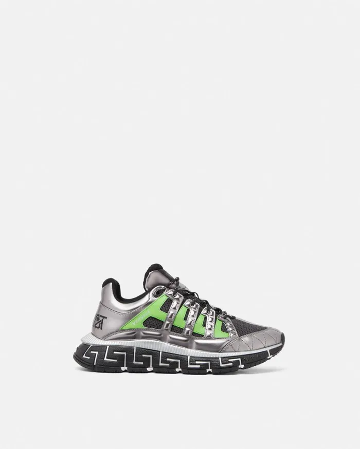 Versace Sneakers Trigreca Sneakers Silvergreen 8211 Men