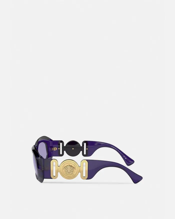Versace Sunglasses Maxi Medusa Biggie Sunglasses Purple 8211 Women Versace Sunglasses Maxi Medusa Biggie Sunglasses Purple 8211 Women
