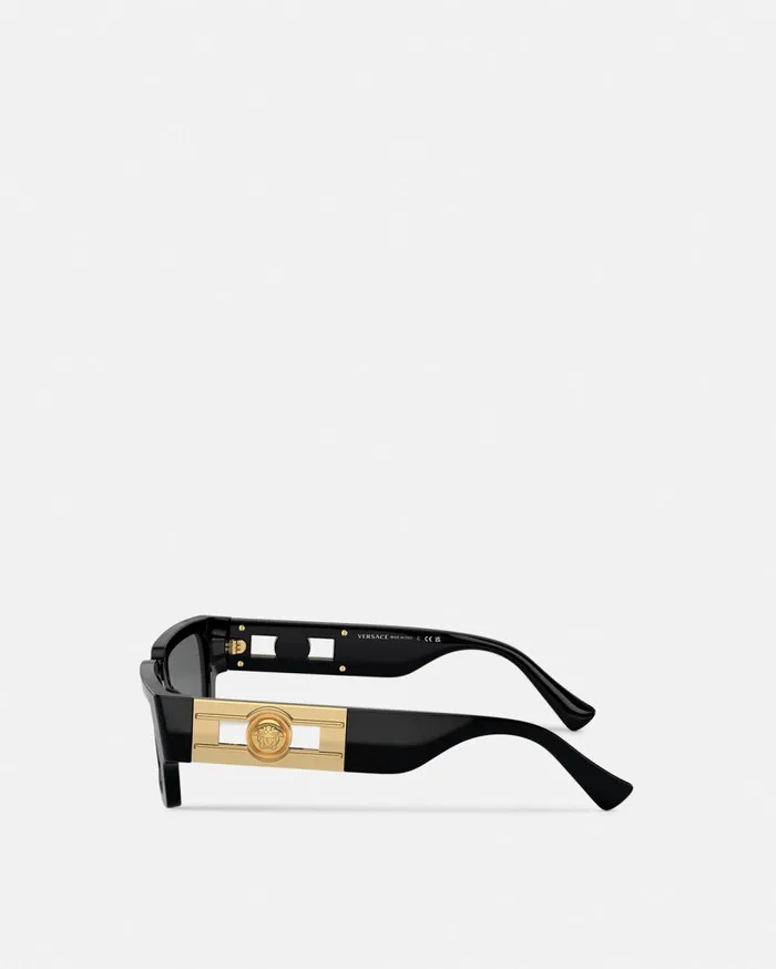 Versace Sunglasses Medusa Deco Sunglasses Black 8211 WomenMen Versace Sunglasses Medusa Deco Sunglasses Black 8211 WomenMen
