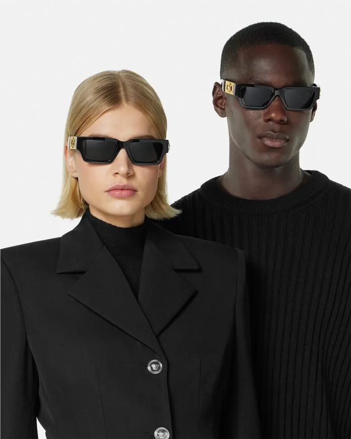 Versace Sunglasses Medusa Deco Sunglasses Black 8211 WomenMen Versace Sunglasses Medusa Deco Sunglasses Black 8211 WomenMen